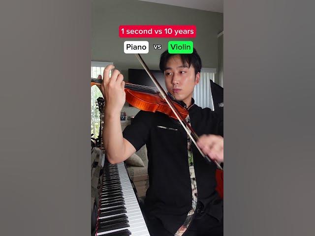 1 second Vs 10 years playing violin