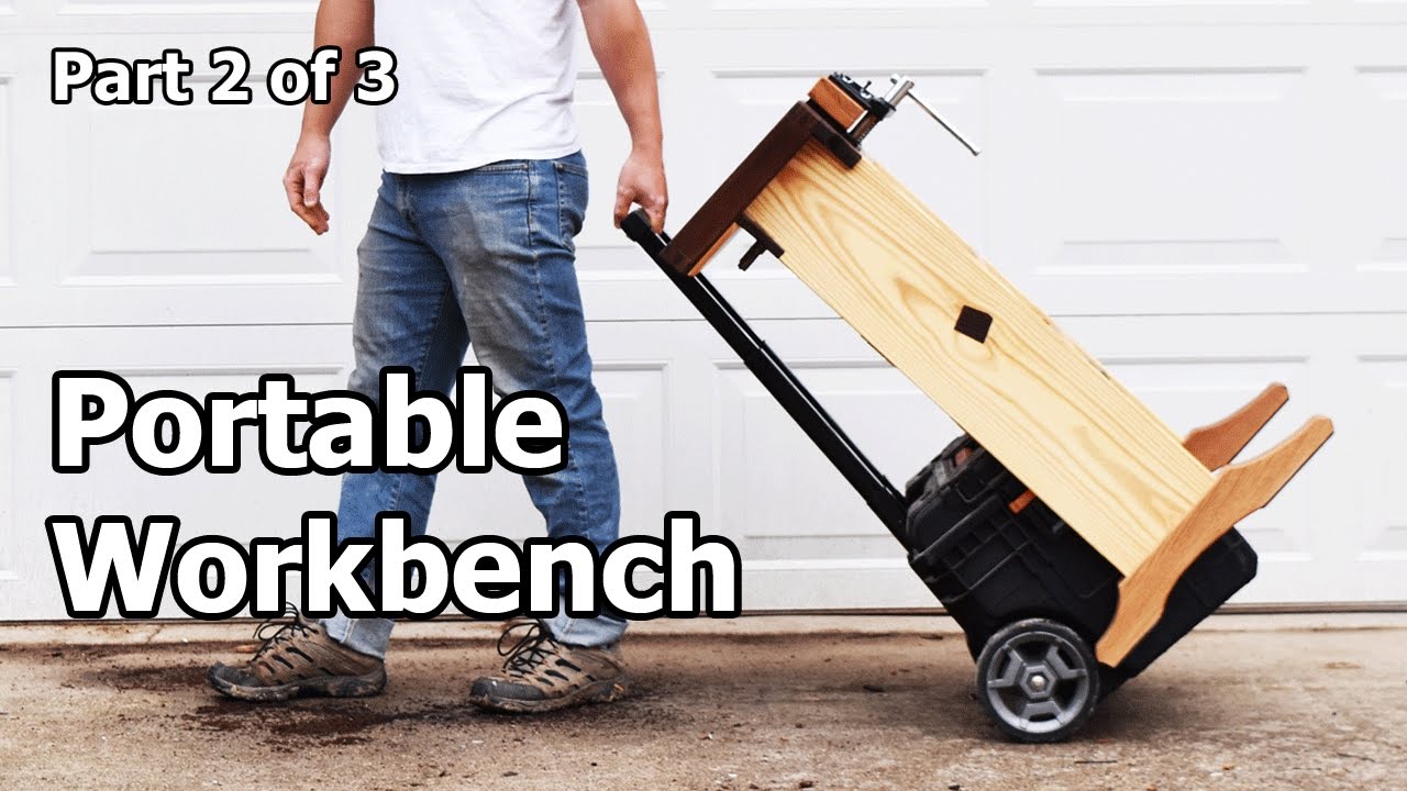 how to build a portable woodworking workbench - part 2 of