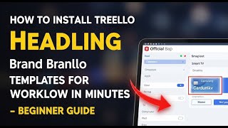 How to install Trello templates for workflow in minutes - Beginner Guide