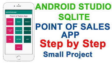 Point of Sales App using Android and Sqlite