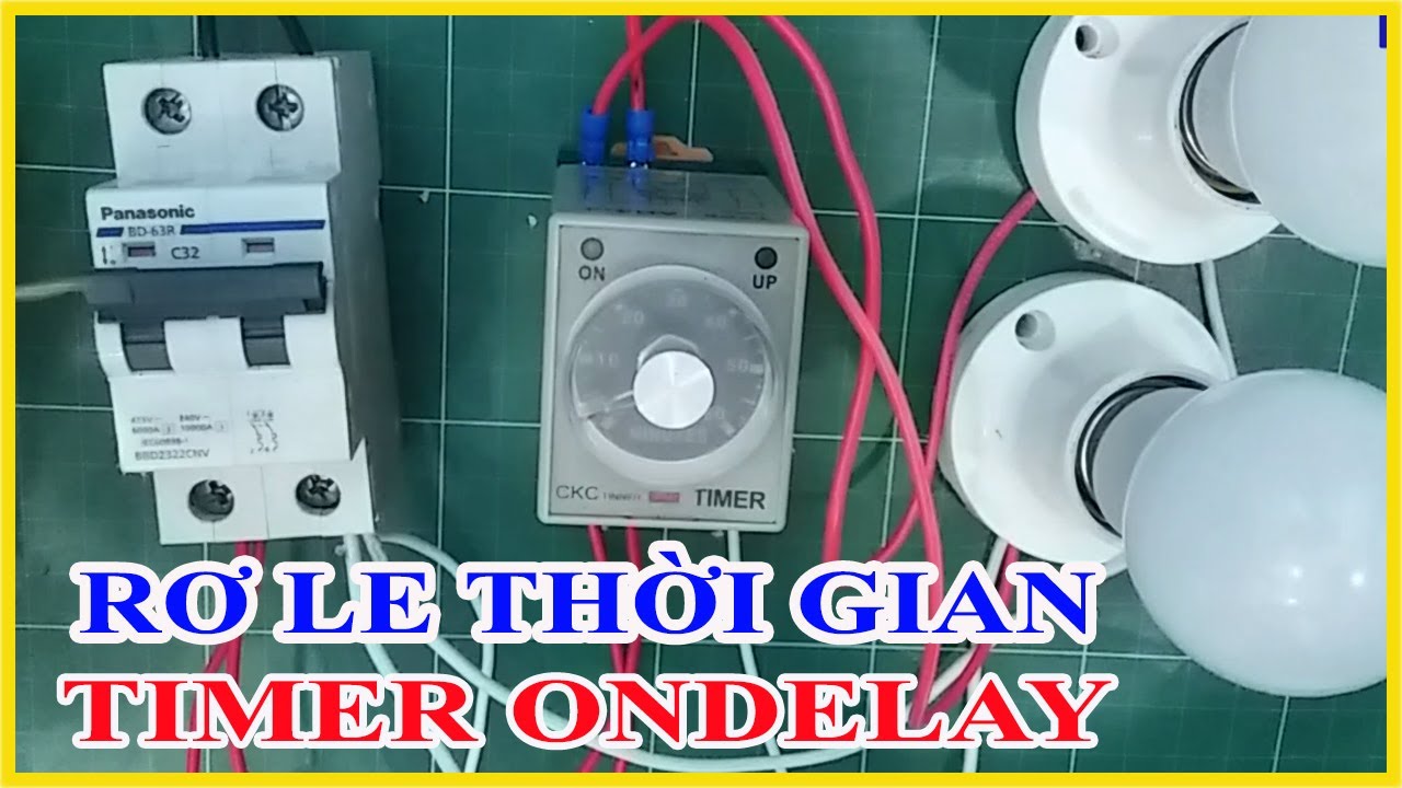 Rơ Le Thời Gian Timer On Delay Omron | Điện Nước 365 - YouTube