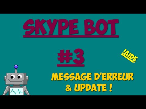 [FR][HD][VB.NET] Creer un Skype Bot ! #3 - Messages d'erreur & Update !