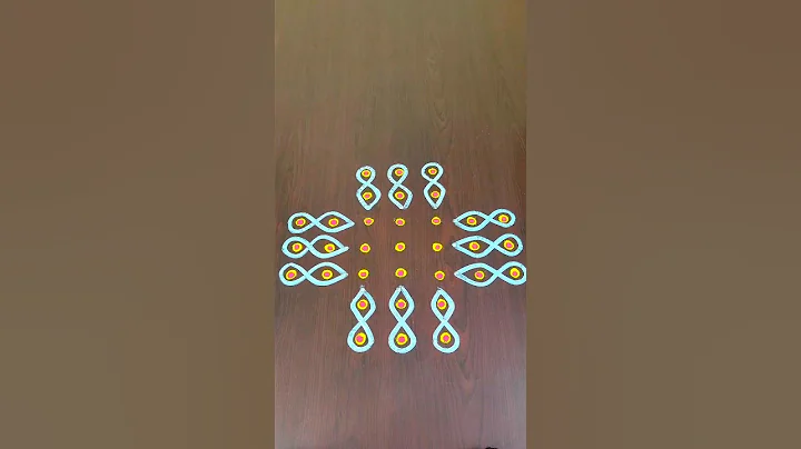 Easy Kolam For Beginners @RoopaRangoli #shorts #rangoli #kolam #muggulu #padikolam #kolangal
