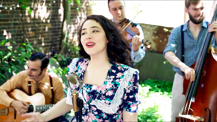 Tatiana Eva-Marie & Avalon Jazz Band - FLEUR BLEUE (Charles Trenet)