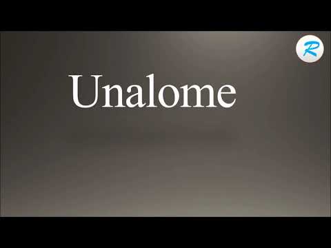 How to pronounce Unalome