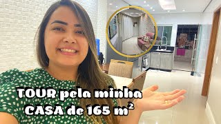 TOUR PELA MINHA CASA DE 165 m² | COLOQUEI PORCELANATO EM TODAS AS PAREDES