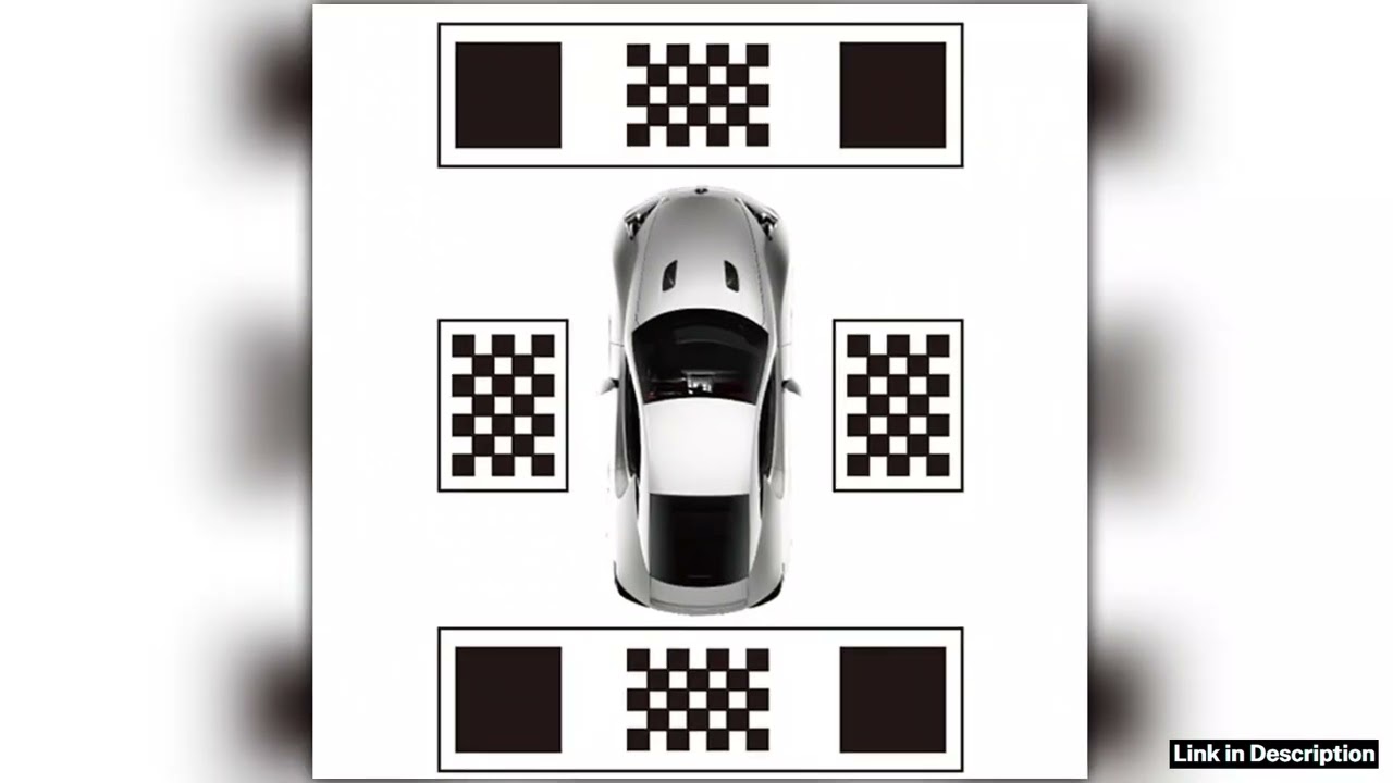 Carsanbo Calibration Cloth For 360 Panorama Imaging Car System DV600AI DV700AI Enhanced Design