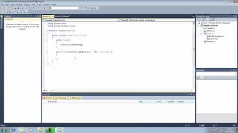 C# Beginner Tutorial 1 - Message Boxs