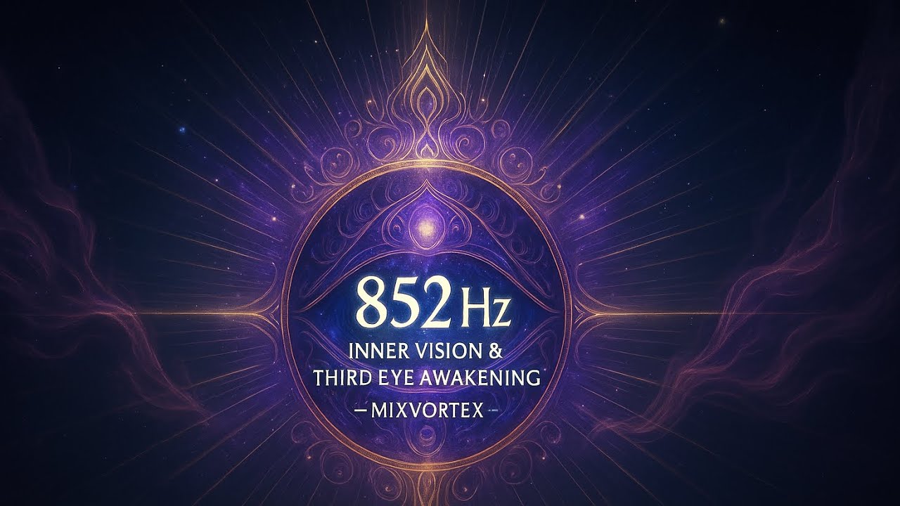 852 Hz | Inner Vision & Third Eye Awakening – MixVortex - YouTube