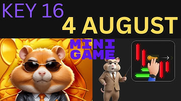 Mini Game Hamster Kombat  key 16 ( 4 August ) how to solve - how to get the key 16 #hamsterkombat