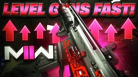 MAX LEVEL IN 20 MINUTES! MOST OP WEAPON XP METHOD in Modern Warfare 2! (Level Up Guns Fast MW2)