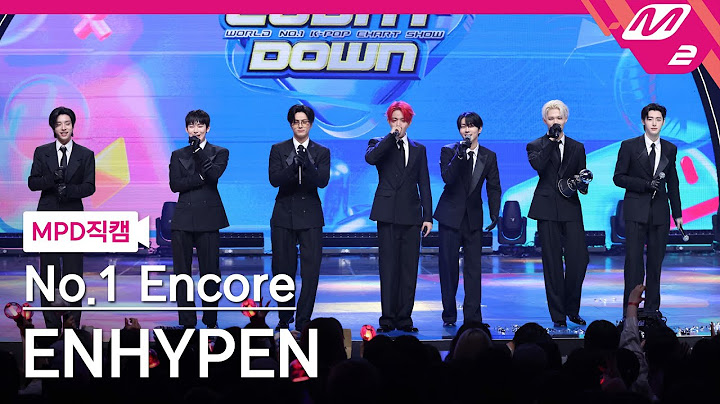 [MPD직캠] 엔하이픈 1위 앵콜 직캠 4K 'Bad Desire (With or Without You)' (ENHYPEN FanCam No.1 Encore) @MCOUNTDOWN