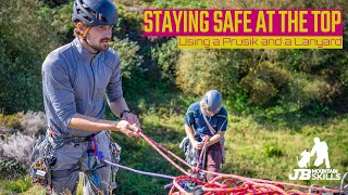 Staying safe at the top of a rock climb setting up top ropes, group abseils etc. (Kong Slyde)
