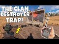 RUST | TRAPPING SALTY CLANS with sneaky *NEW* WIRELESS AUTO TURRET MACHINE! *NEW UPDATE*