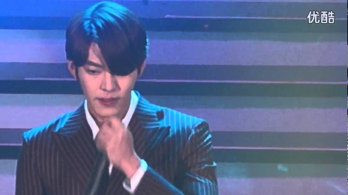 140329 Kim Woo Bin singing It's Fortunate @ Shanghai Fanmeeting