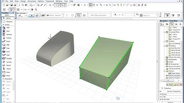 The ARCHICAD MORPH Tool - Curving and Merging Edges of a MORPH