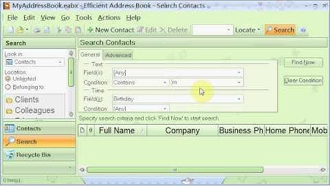 A Brief Introduction of free contact manager software