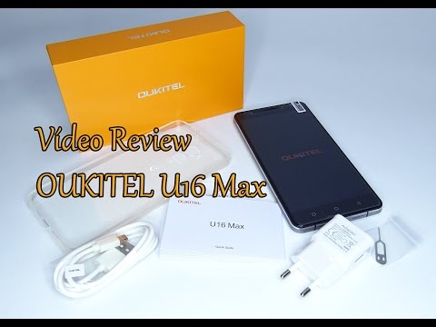 Review unboxing smartphone OUKITEL U16 Max