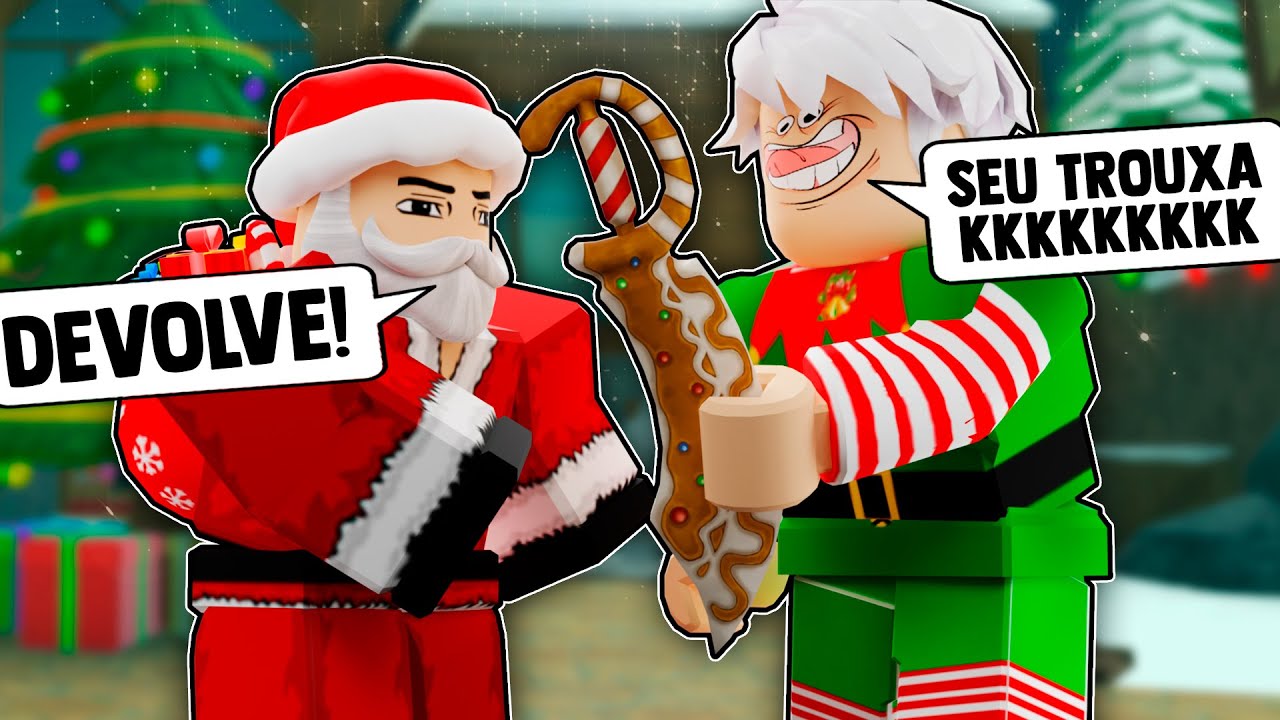 PAPAI NOEL e ELFO INVADIRAM o MURDER MYSTERY 2! 🎅🎄[ROBLOX]