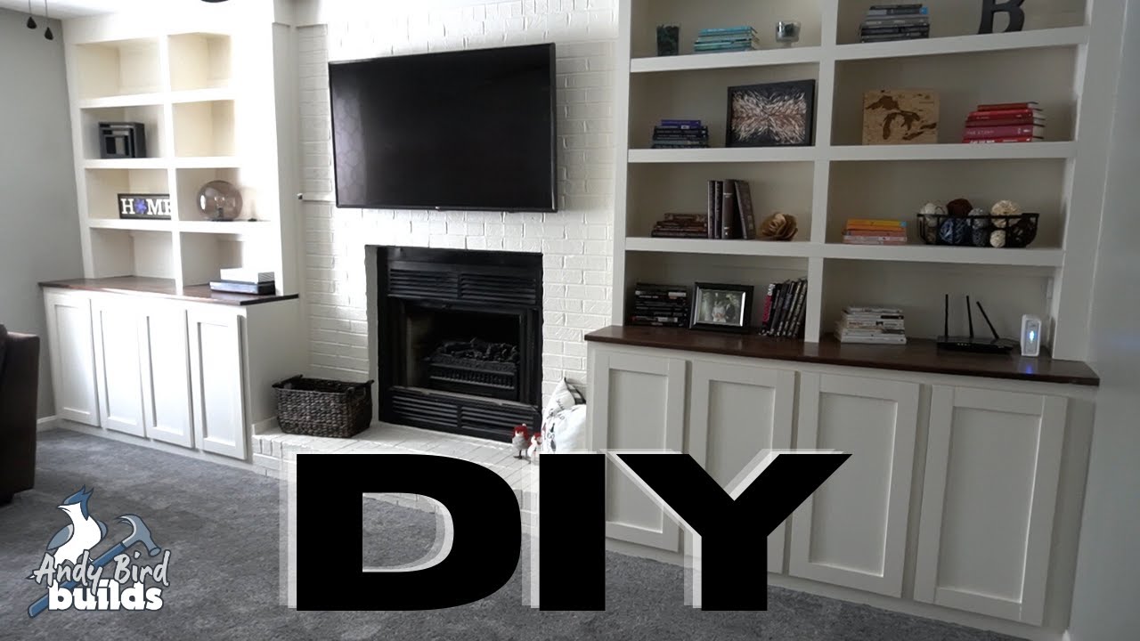 How I Used Simple Construction To Build Our Living Room Built Ins Diy