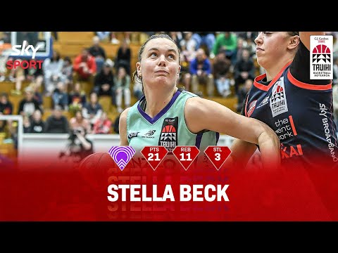 Stella Beck 21 PTS, 11 REB  vs. Mainland Pouakai