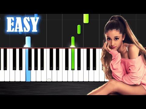 Ariana Grande - One Last Time - EASY Piano Tutorial By PlutaX - Synthesia
