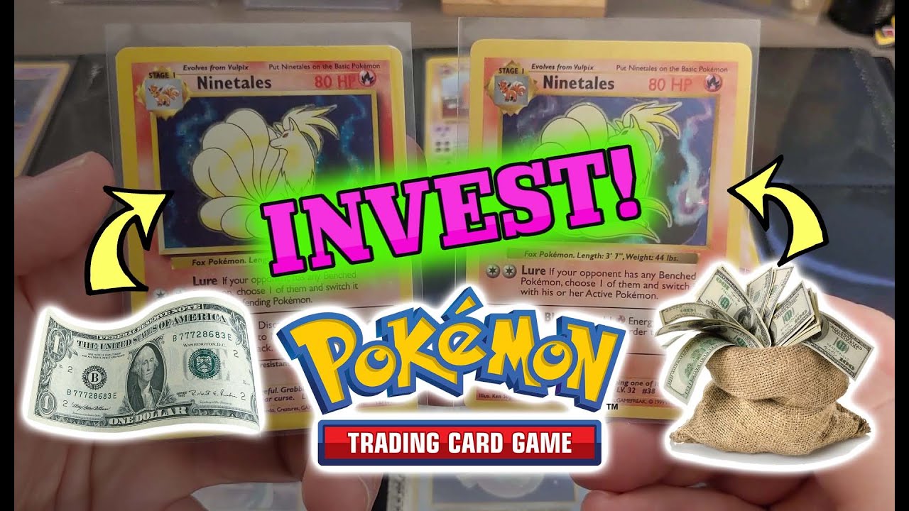 Vintage Pokémon Cards = Best Investment - Shadowless & Red vs