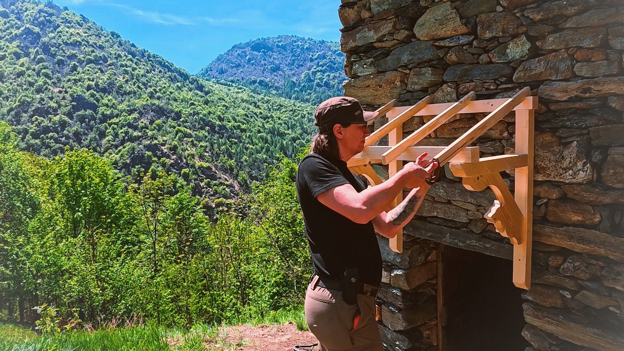 Preparing My Off Grid Cellar | Drainage, Small Roof & Cabin Life | EP 123