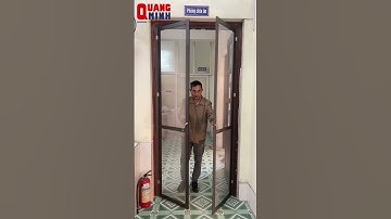 Cửa mở quay lưới inox ngăn ruồi muỗi côn trùng #cửa_lưới_chống_muỗi_lưới_inox_dạng_mở_quay