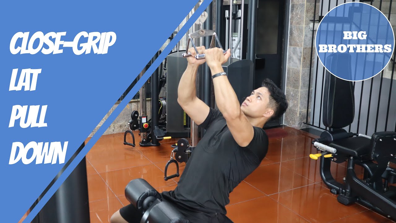Close Grip Lat Pull Down (hướng dẫn tập) - Close Grip Lat Pull Down ...