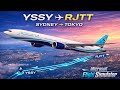 MSFS2020 - Boeing 777-300ER | Sydney (YSSY/SYD) ➡️ Tokyo (RJTT/HND) | Tropical Long Haul 2026 🇧🇷