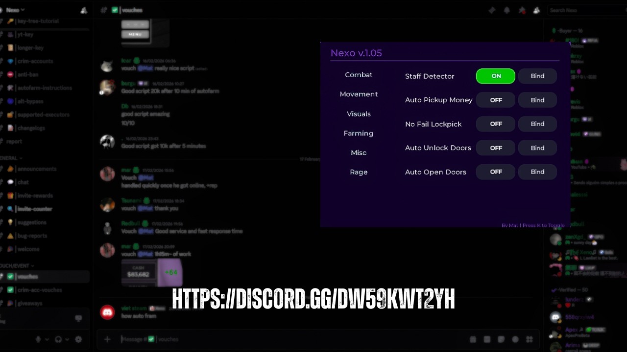 CRIMINALITY SCRIPT WITH THE BEST AND UPDATED AUTOFARM ETC.