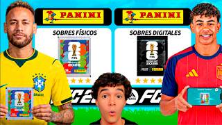 ¡SOBRES DIGITALES DEL MUNDIAL vs SOBRES FÍSICOS!