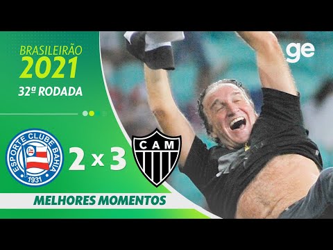 BAHIA 2 X 3 ATLÉTICO-MG | MELHORES MOMENTOS | 32ª RODADA BRASILEIRÃO 2021| ge.globo