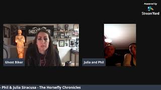 Episode 4 Ghost Biker Garage LIVE - Shop Talk w/Julia & Phil Siracusa from The Horsefly Chronicles