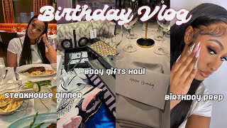 BIRTHDAY PREP + VLOG | birthday dinner, new camera, maintenance, bday gifts haul