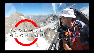 Glider pilot flies to the heart of the French Alps!