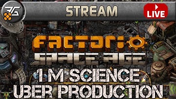 Not Oblivion: 1m Science Uber Production Start - Factorio