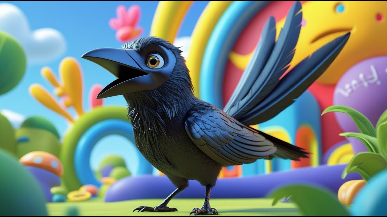 Crow Fun The Clever Crow | Fun & Smart Adventure Rhyme for Kids | Rhyme Land ...
