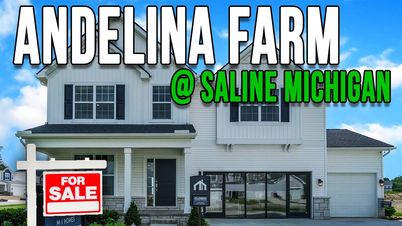 New Construction In Saline Michigan Andelina Farm by MI Homes YouTube