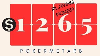 $1265 playing poker, do you want to learn how to play poker? type yes ❤️♣️♠️♦️ #poker #pokerlife