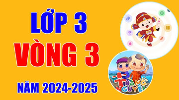 Trạng Nguyên Tiếng Việt Lớp 3  Vòng 3 Năm 2024 -2025