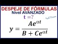 Despeje de Fórmulas y ecuaciones Nivel Avanzado (Exponencial) | 2 Ejercicios