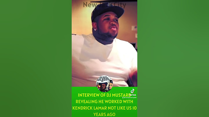 INTERVIEW OF DJ MUSTARD REVEALING HE WORKED WITH KENDRICK LAMAR “NOT LIKE US” 10 YEARS AGO #shorts