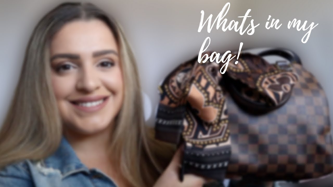 Whats in my bag 2019 | Louis vuitton speedy bandoulire 25 | lv speedyb25 - YouTube