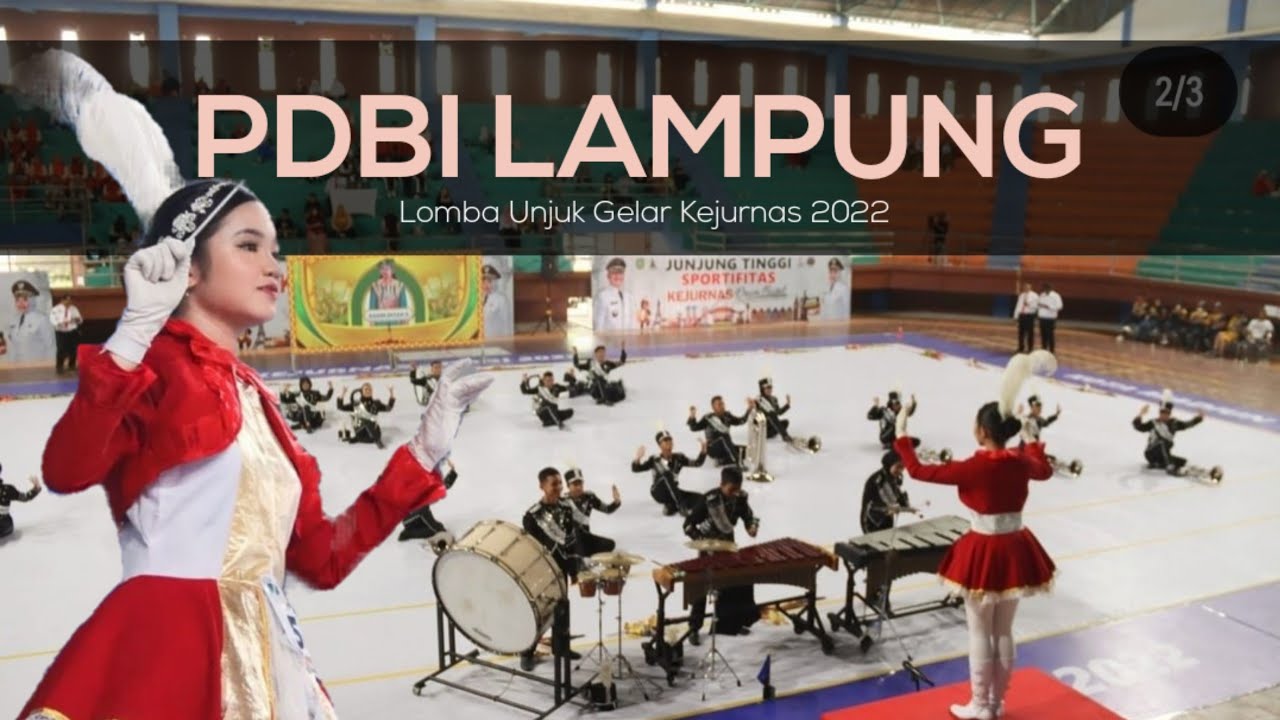 KONTINGEN LAMPUNG LUG KEJURNAS DRUMBAND KOTA MADIUN 2022