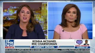RONNA MCDANIEL FULL ONE-ON-ONE INTERVIEW WITH JUDGE JEANINE PIRRO (3/30/2018)