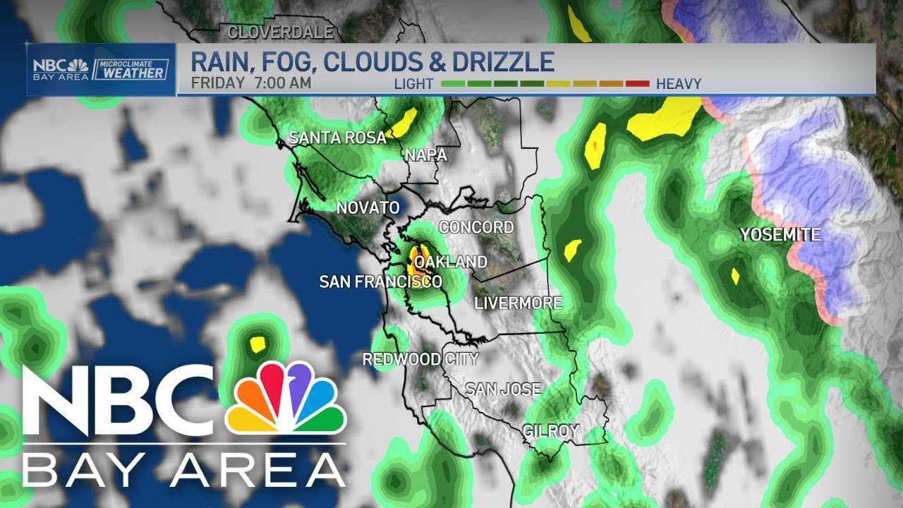 Bay Area forecast: Thunderstorm chance and next storm details - YouTube