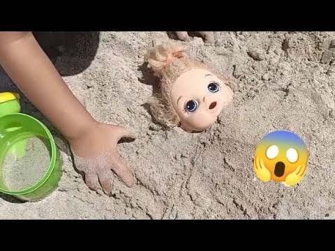 Poyraz Baby Alive'ı Kuma Gömdü | fun kids video