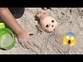 Poyraz Baby Alive&#39;ı Kuma Gömdü | fun kids video